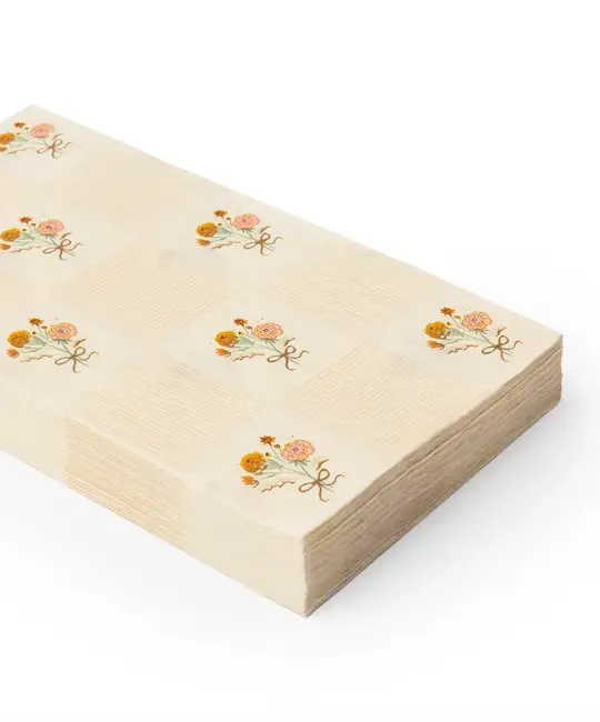 Bonjour Fête - BOF BOF PSNP - Cozy Fall Floral Guest Towel Dinner Napkins