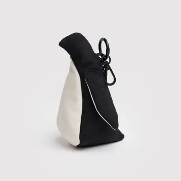 Baggu - BA BA AC - Black & White Penguin Bag Charm