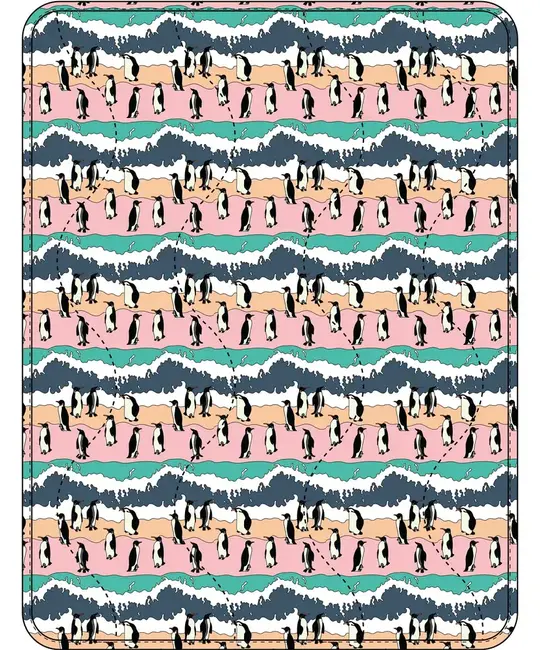 Baggu - BA BA GO - Puffy Picnic Blanket, Penguin