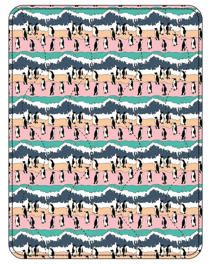 Baggu - BA BA GO - Puffy Picnic Blanket, Penguin