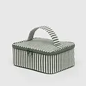 Baggu - BA BA BAG - Small Cosmetic Case, Sage Stripe