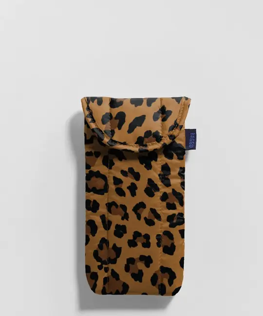 Baggu - BA BA AC - Puffy Glasses Sleeve, Leopard