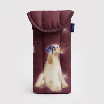 Baggu - BA BA AC - Puffy Glasses Sleeve, Fancy Dogs