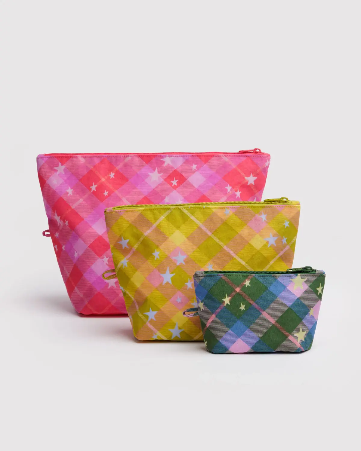 Baggu - BA BA BAG - Go Pouch Set, Star Plaid