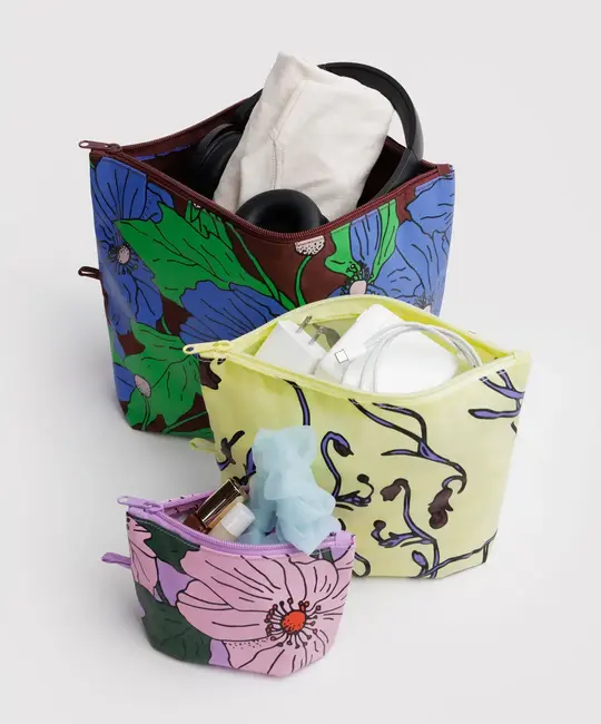 Baggu - BA BA BAG - Go Pouch Set, Poppy Mix