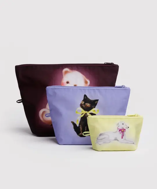 Baggu - BA BA BAG - Go Pouch Set, Fancy Animals