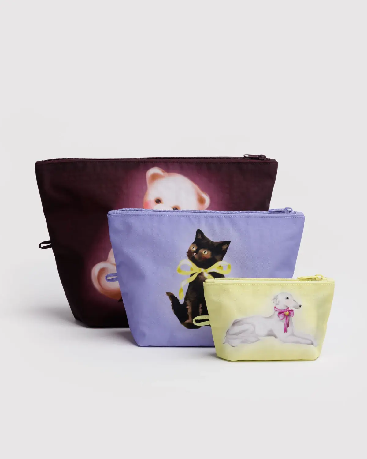 Baggu - BA BA BAG - Go Pouch Set, Fancy Animals