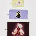 Baggu - BA BA BAG - Flat Pouch Set, Fancy Animals