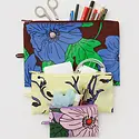 Baggu - BA BA BAG - Flat Pouch Set, Poppy Mix