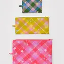 Baggu - BA BA BAG - Flat Pouch Set, Star Plaid