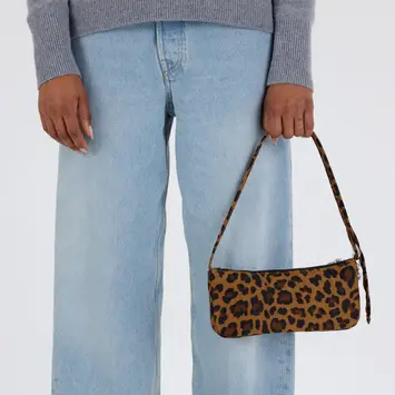 Baggu - BA BA BAG - Nylon Pochette Bag, Leopard