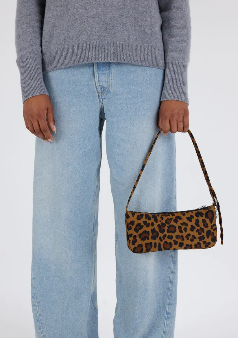 Baggu - BA BA BAG - Nylon Pochette Bag, Leopard