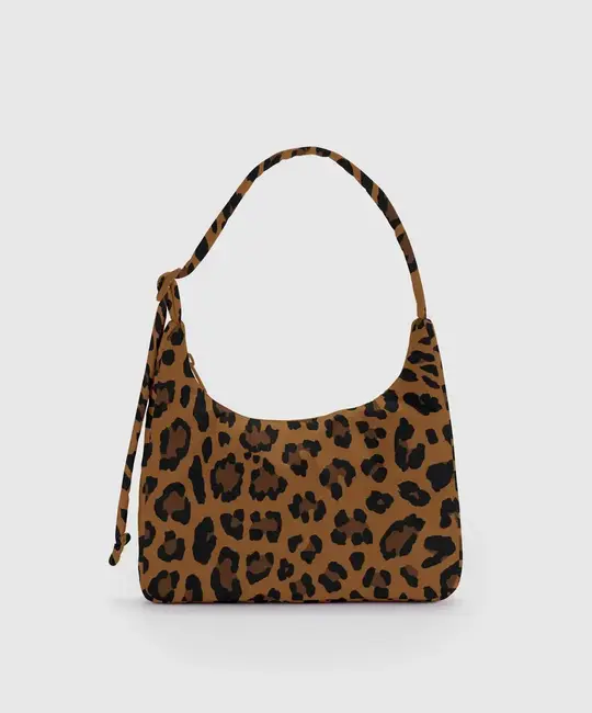 Baggu - BA BA BAG - Mini Nylon Shoulder Bag, Leopard