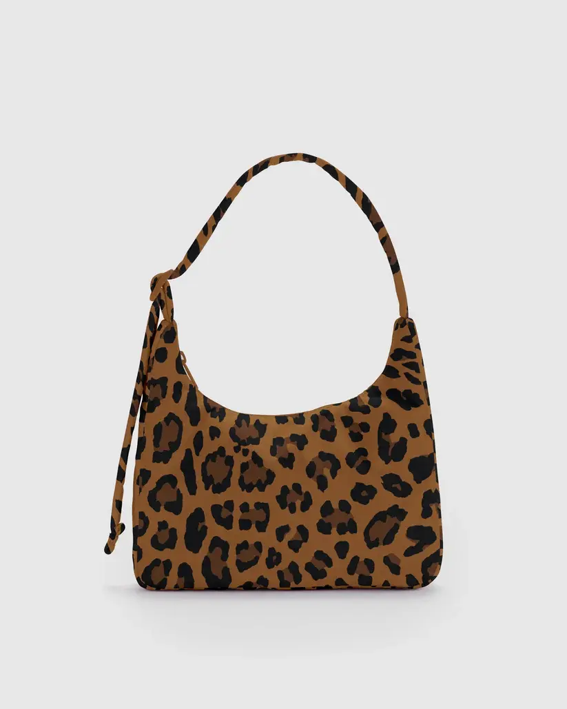 Baggu - BA BA BAG - Mini Nylon Shoulder Bag, Leopard