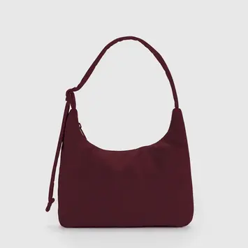 Baggu - BA BA BAG - Mini Nylon Shoulder Bag, Mahogany