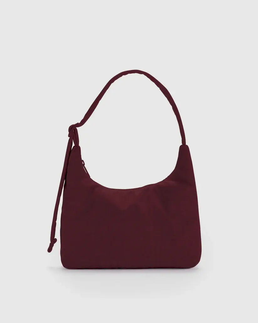 Baggu - BA BA BAG - Mini Nylon Shoulder Bag, Mahogany