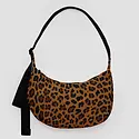 Baggu - BA BA BAG - Medium Nylon Crescent Bag, Leopard