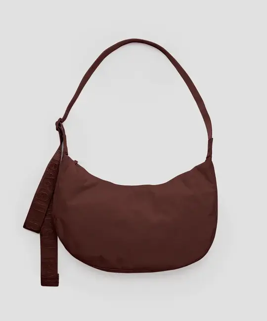 Baggu - BA BA BAG - Medium Nylon Crescent Bag, Mahogany