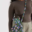 Baggu - BA BA BAG - Bear Bag, Green Star Plaid