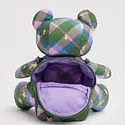 Baggu - BA BA BAG - Bear Bag, Green Star Plaid