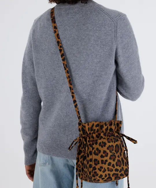 Baggu - BA BA BAG - Nylon Drawstring  Bag, Leopard