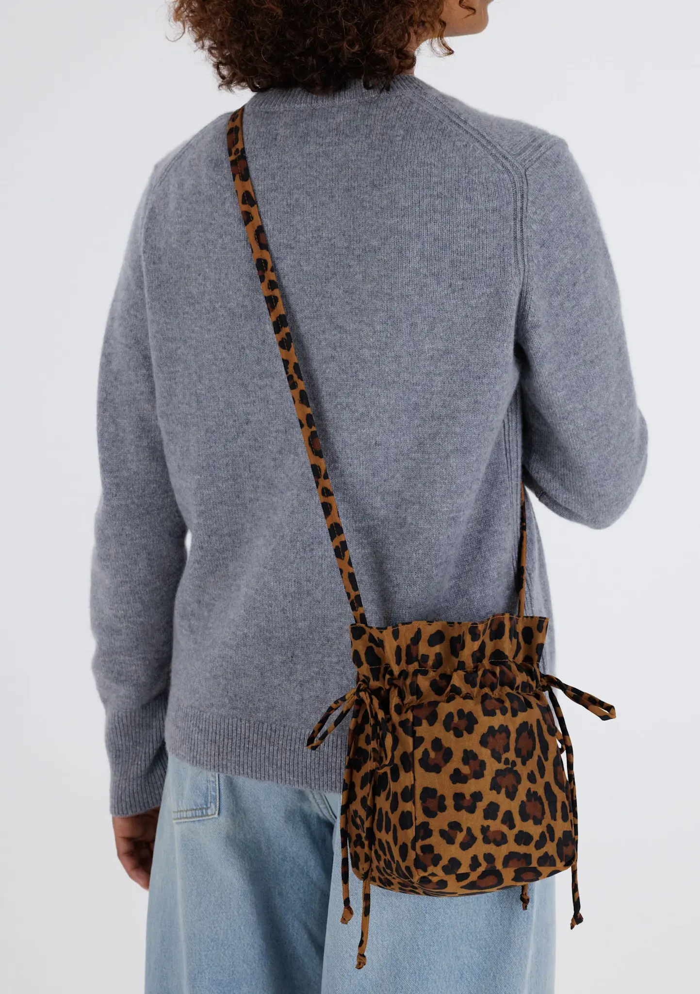 Baggu - BA BA BAG - Nylon Drawstring  Bag, Leopard