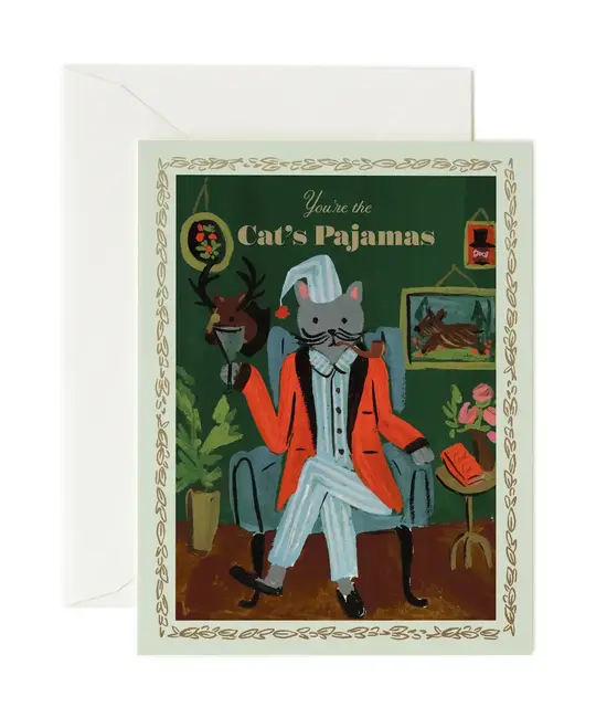 Rifle Paper Co - RP RPGCLO0034 - Cat's Pajamas Card
