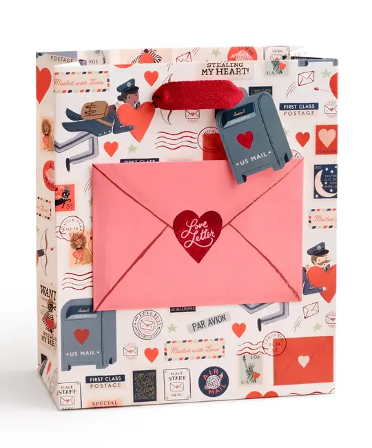 Rifle Paper Co - RP Rifle Paper - Love Letters Medium Gift Bag