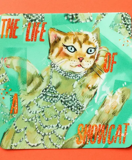 Amy Hartelust Art and Illustration - AHA AHA ST - Life of A Showcat Sticker