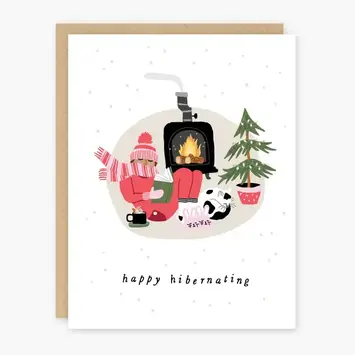 Party of One - POO POOGCHO - Happy Hibernating Card