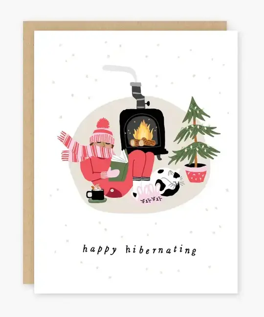 Party of One - POO POOGCHO - Happy Hibernating Card