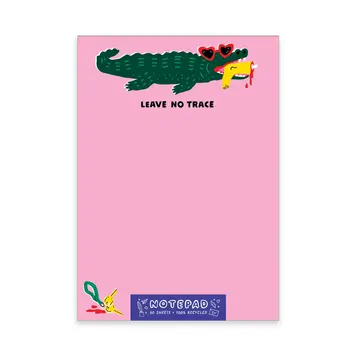 Party of One - POO POO NP - Leave No Trace Gator Notepad