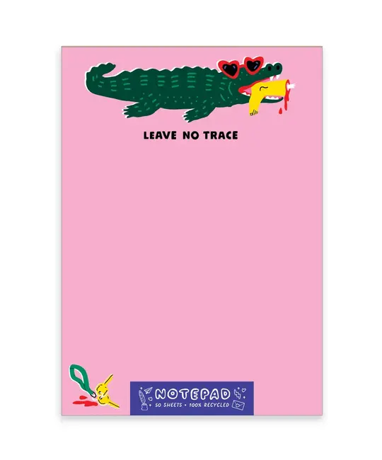 Party of One - POO POO NP - Leave No Trace Gator Notepad