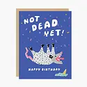 Party of One - POO POOGCBI - Not Dead Yet Opossum Birthday Card