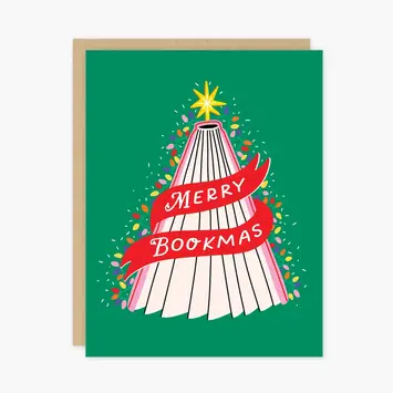 Party of One - POO POOGCHO0014 - Merry Bookmas Holiday Card