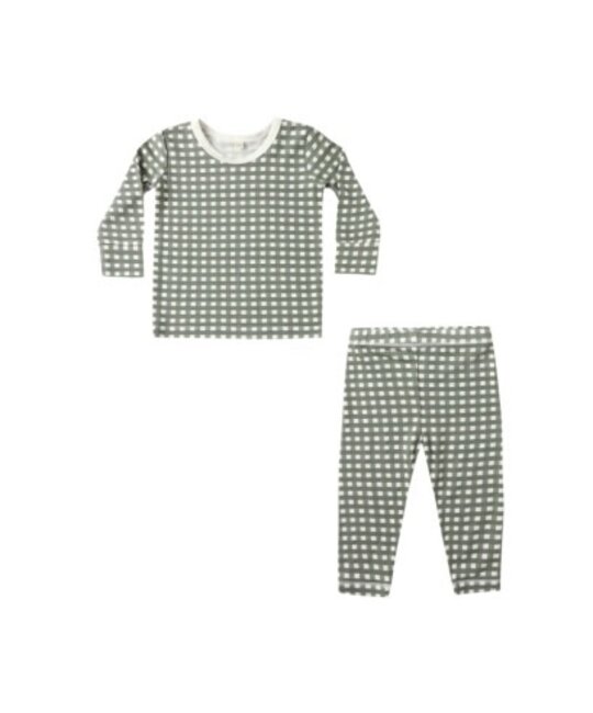 Quincy Mae - QM QM BKBC - Bamboo Pajama Set || Forest Check