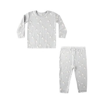 Quincy Mae - QM QM BKBC - Bamboo Pajama Set || Snowmen