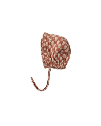 Quincy Mae - QM QM BKBC - Woven Ruffle Bonnet || Holiday Fleur