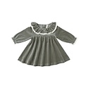 Quincy Mae - QM QM BKBC - Velour Baby Dress || Forest