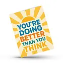 Hustle & Hope - HAH HAHGCFR0001 - Doing Better Than You Think Card (includes a free digital guide)