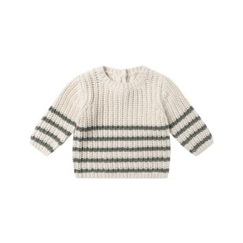 Quincy Mae - QM QM BKBC - Rex Sweater || Forest