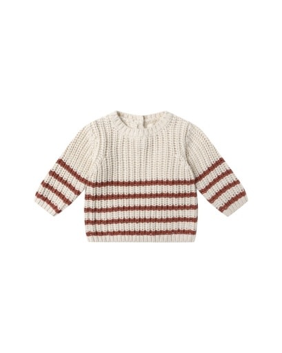 Quincy Mae - QM QM BKBC - Rex Sweater || Cranberry