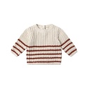 Quincy Mae - QM QM BKBC - Rex Sweater || Cranberry