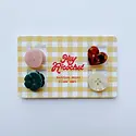 Hey Ricochet - HR HR ACHA - Button Mini Claw Clip Set, Folklore