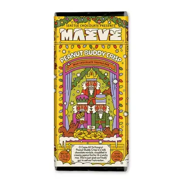 Maeve By Seattle Chocolate - MSC MSC FAD - Peanut Buddy Crisp Truffle Bar