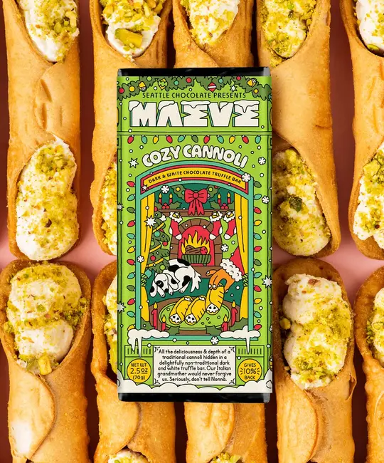 Maeve By Seattle Chocolate - MSC MSC FAD - Cozy Cannoli Truffle Bar