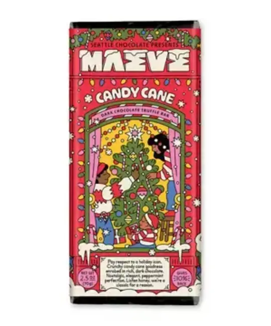 Maeve By Seattle Chocolate - MSC MSC FAD - Candy Cane Truffle Bar