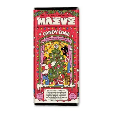 Maeve By Seattle Chocolate - MSC MSC FAD - Candy Cane Truffle Bar
