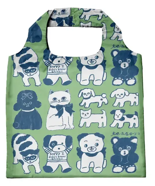 Yellow Owl Workshop - YOW YOW BA -  Snuggle Society Art Sack by Naon Jeong (Eco-Friendly Reusable Tote)