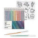 Grabie Art - GRAA GRAA AS - Iridescent Glitter Gel Ink Pen Set Of 18